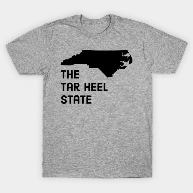 North Carolina - The Tar Heel State T-Shirt by whereabouts